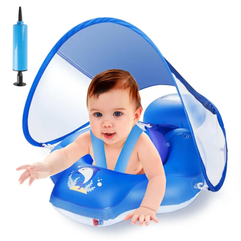 Swimming ring baby, swimming aid baby for the pool, adjustable safety seat
