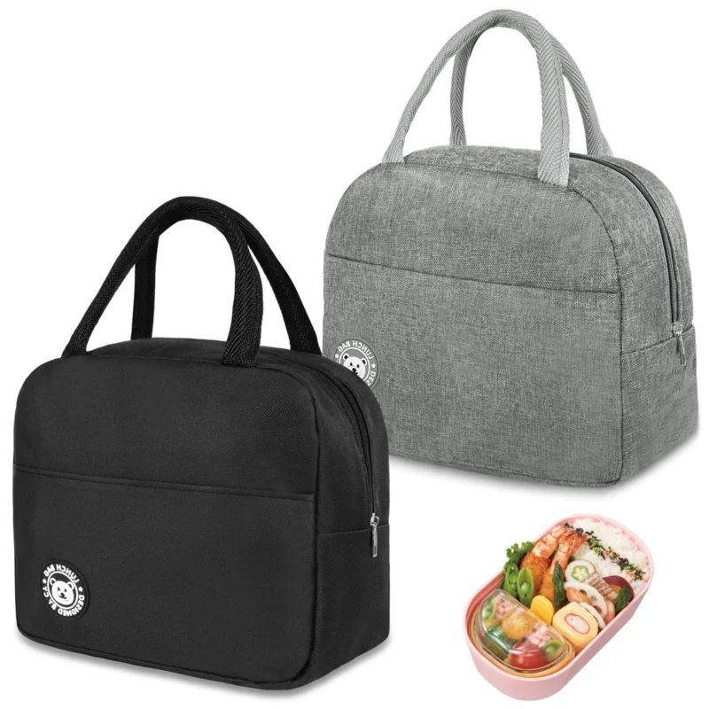 Small Cooler bag 2 pieces Foldable cooler bag with foil lining